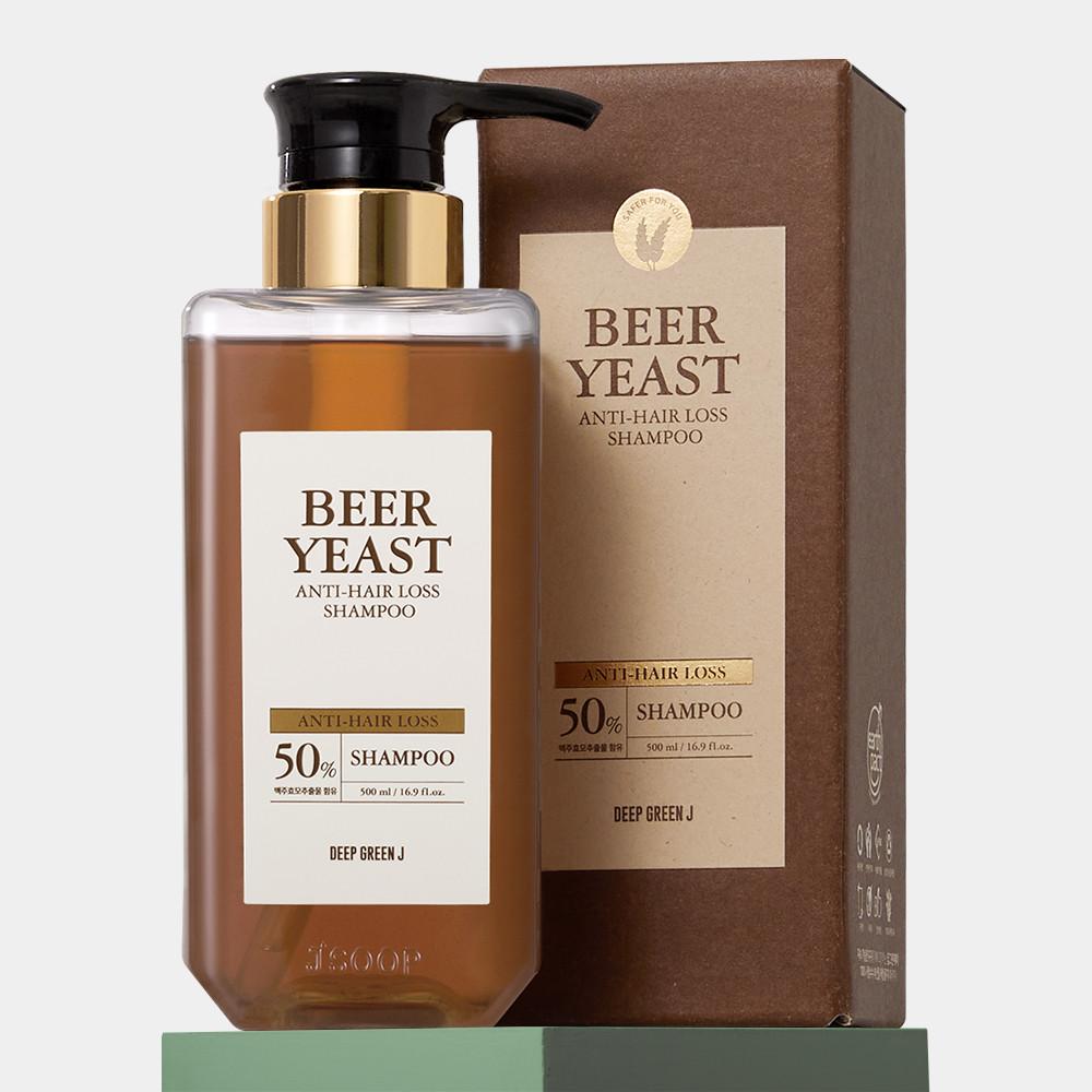 제이숲 딥그린제이 맥주효모 탈모증상완화 샴푸 500ml