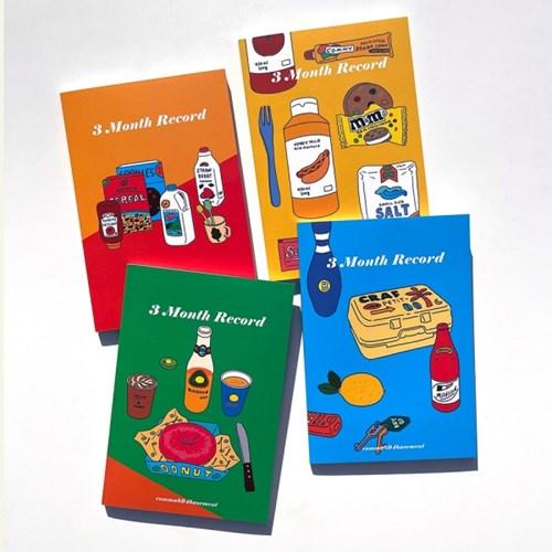 콤마비 3개월 레코드 다이어리 v.2