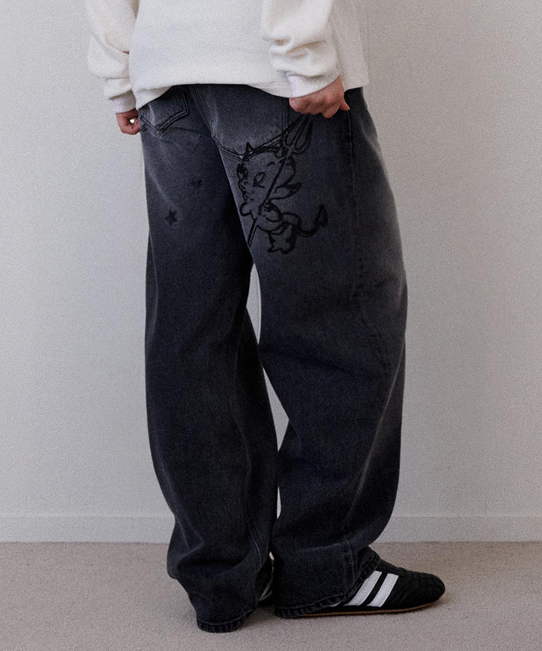 LIL DEVIL DENIM [GRAY]