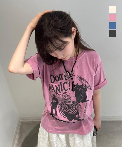 DON’T PANIC PIGMENT TEE_4colors