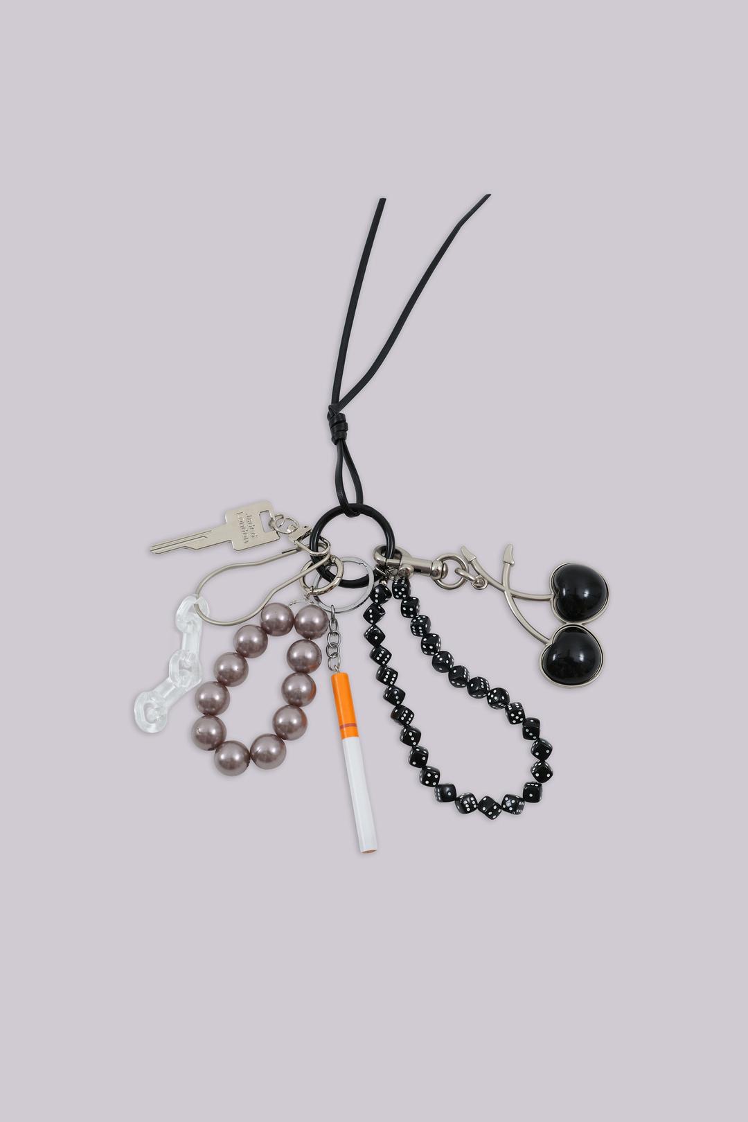 Aiko Bag Charm - ONE SIZE / Black