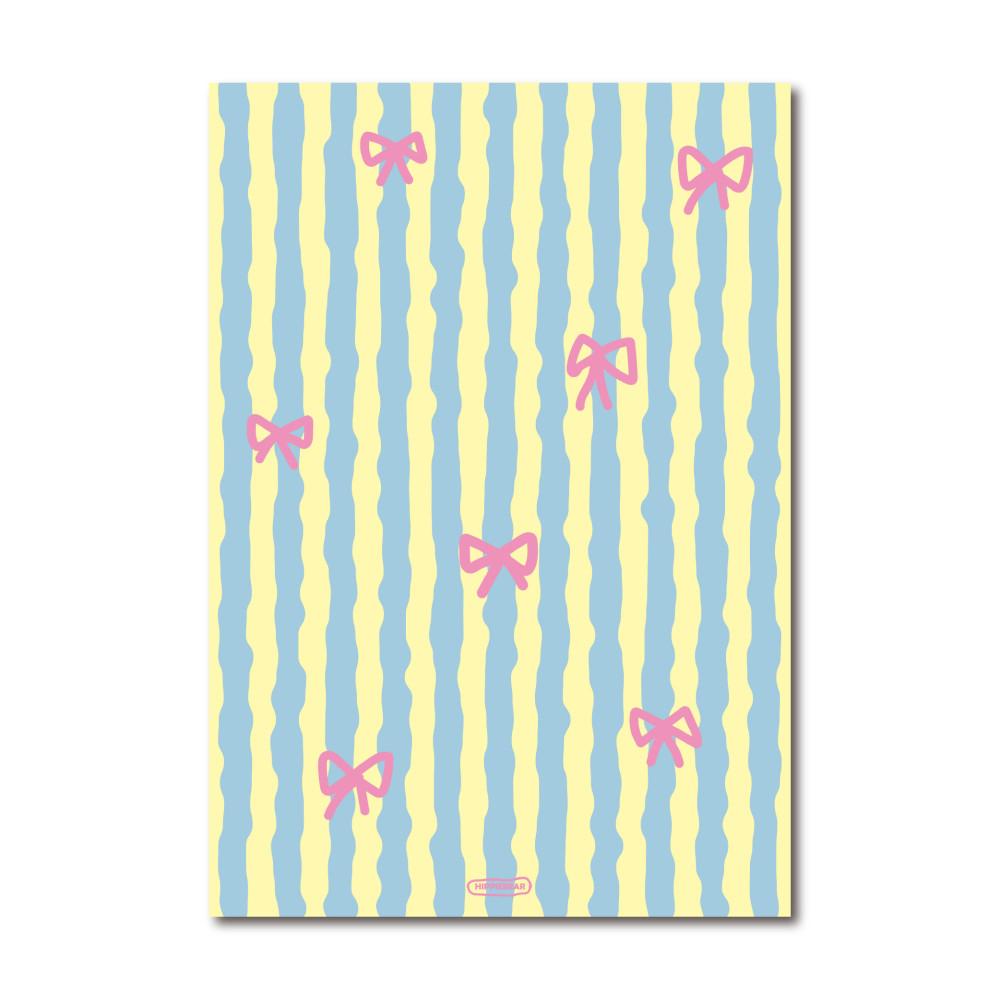 [메모지] striped ribbon