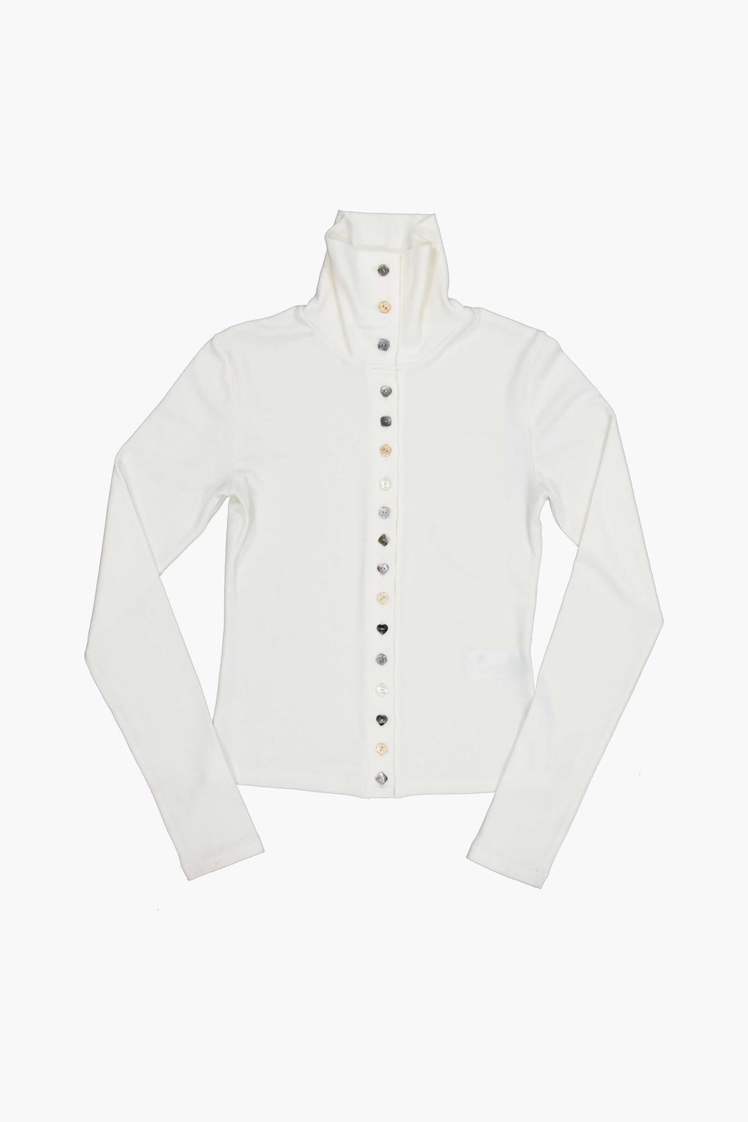 Bottan cardigan_White