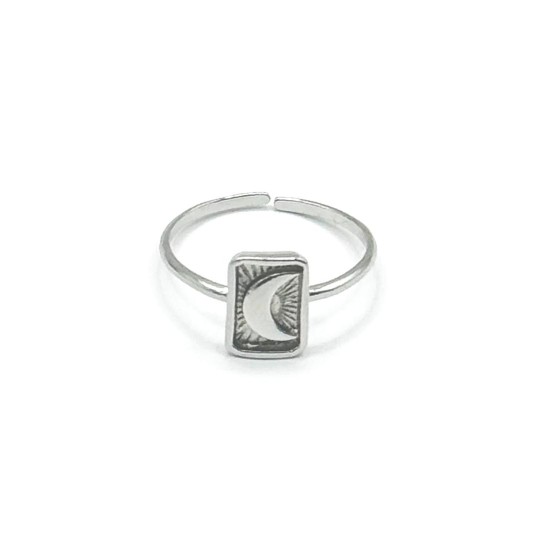 Crescent  Ring (Silver)