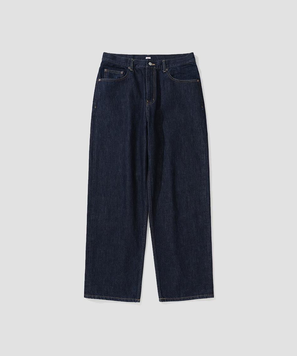 607 5P Wide Loose Fit Jeans - One Wash