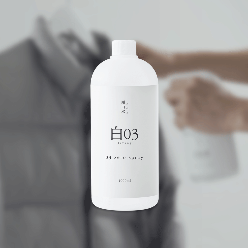 순백수 제로 스프레이 1L (무향섬유탈취제)