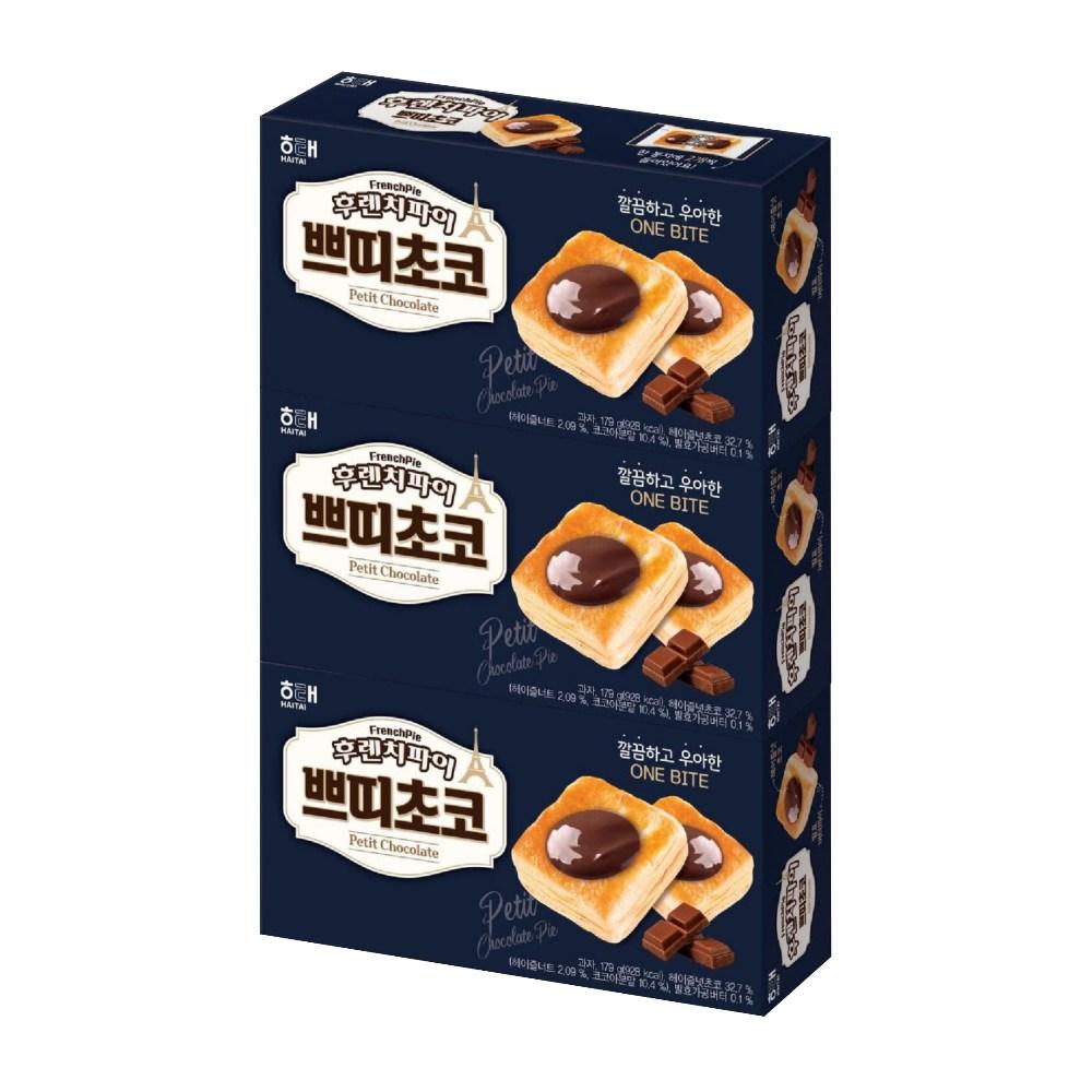 해태제과 후렌치파이 초코스프레드 179g, 179g, 3개