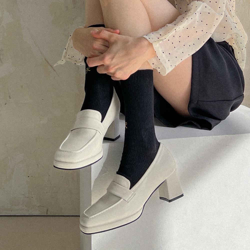 [29CM단독]Dolly 스퀘어 로퍼힐(6cm) _ AOH363 l 3colors