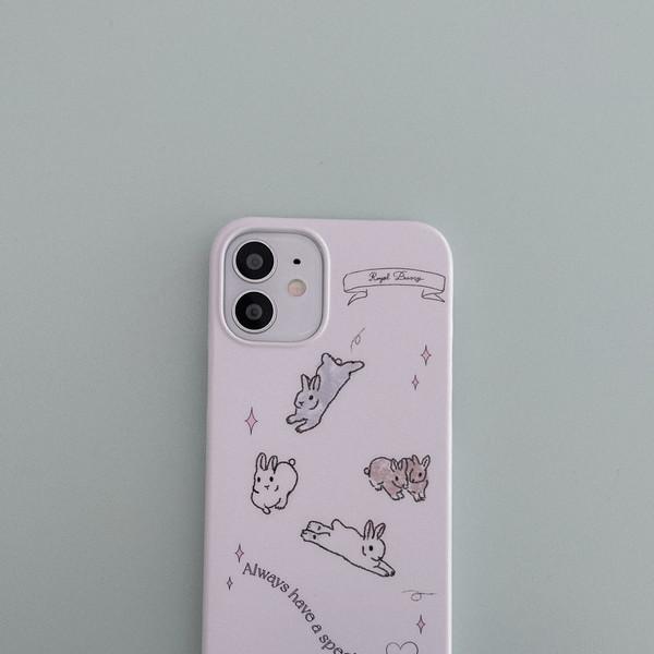 royal bunny phone case