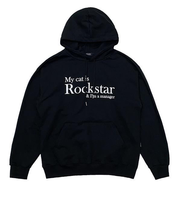 My cat is Rockstar & I'm a manager HOODIE ver. (Black) (White)