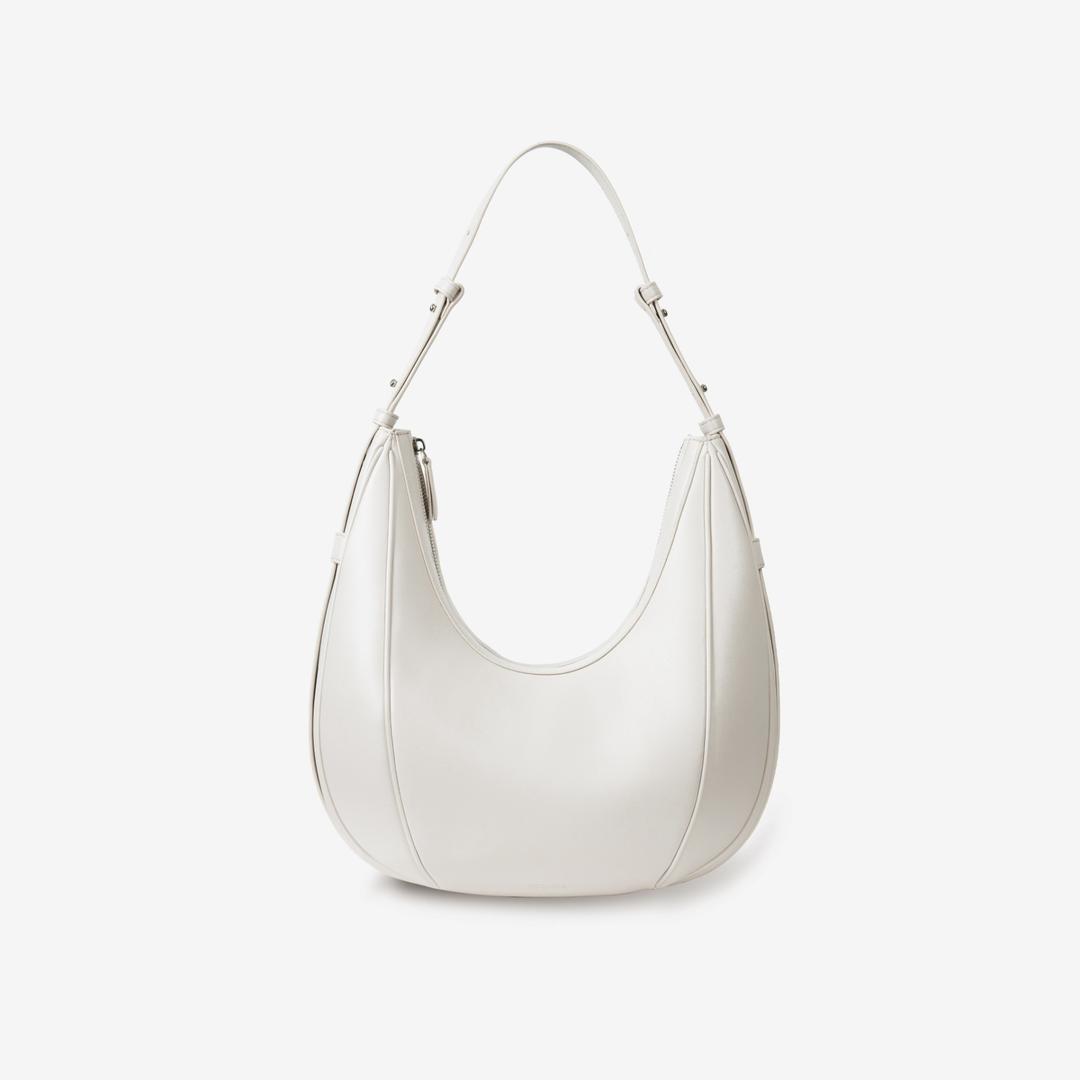 폴뉴아 Big Oval Bag Light Gray - Plain[08월 05일 순차출고 예약배송]