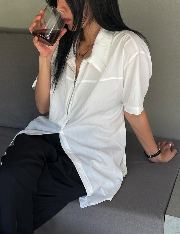 [made] 프룩 하프 아노락 셔츠 - 프리오더(6월초 예약발송)