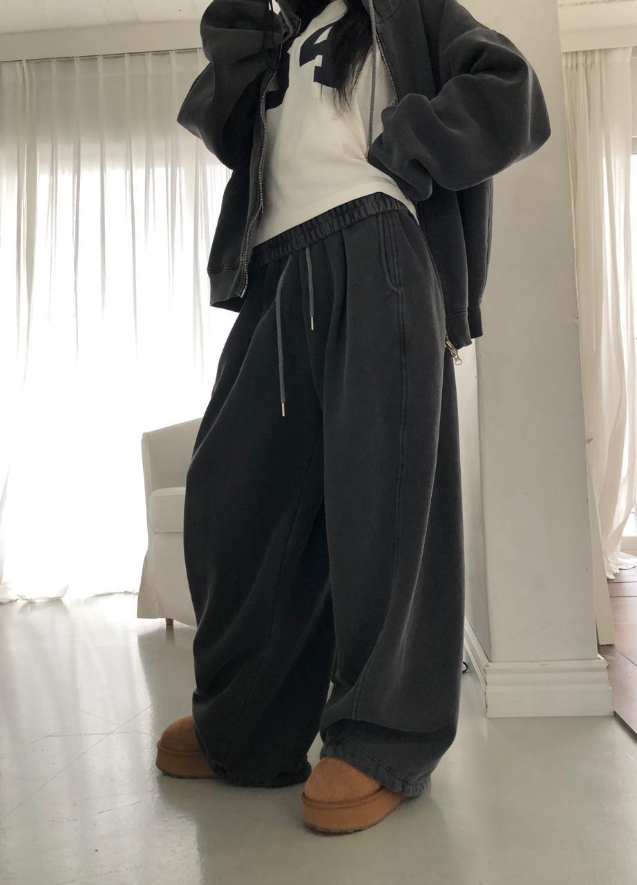 슬립오버 (2way) pigment jogger pt