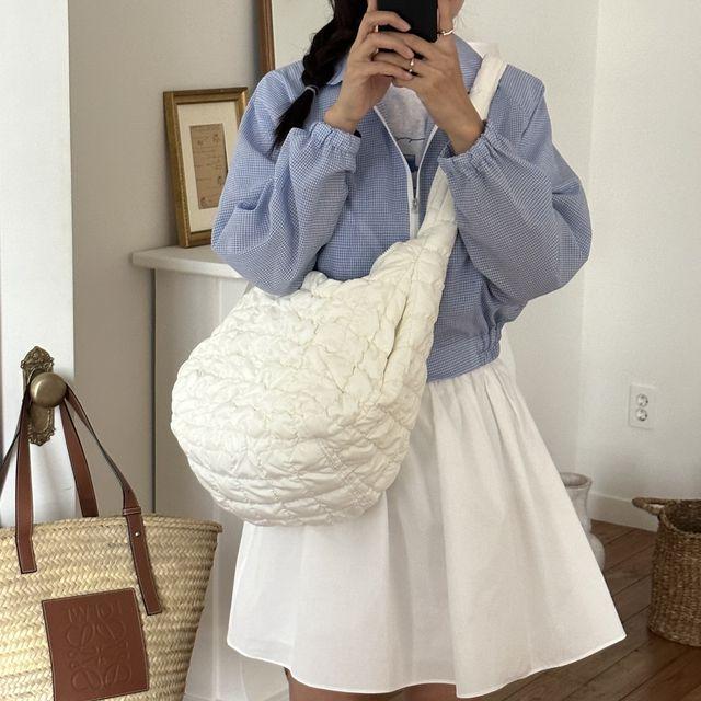 대학생쇼퍼백 보부상가방 빅백 구름백 지퍼에코백