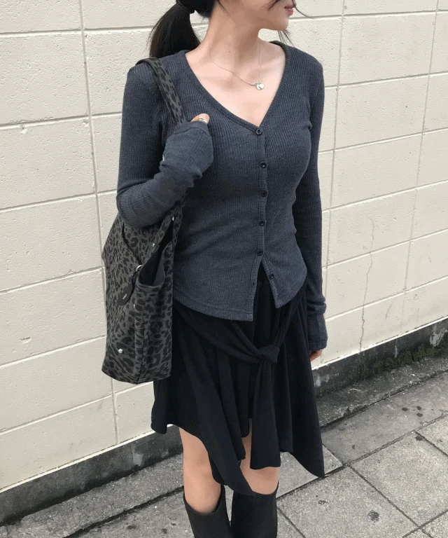 울골지가디건(4col/국내원단보장)