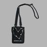 HEART GEM MINI BAG (BLACK)