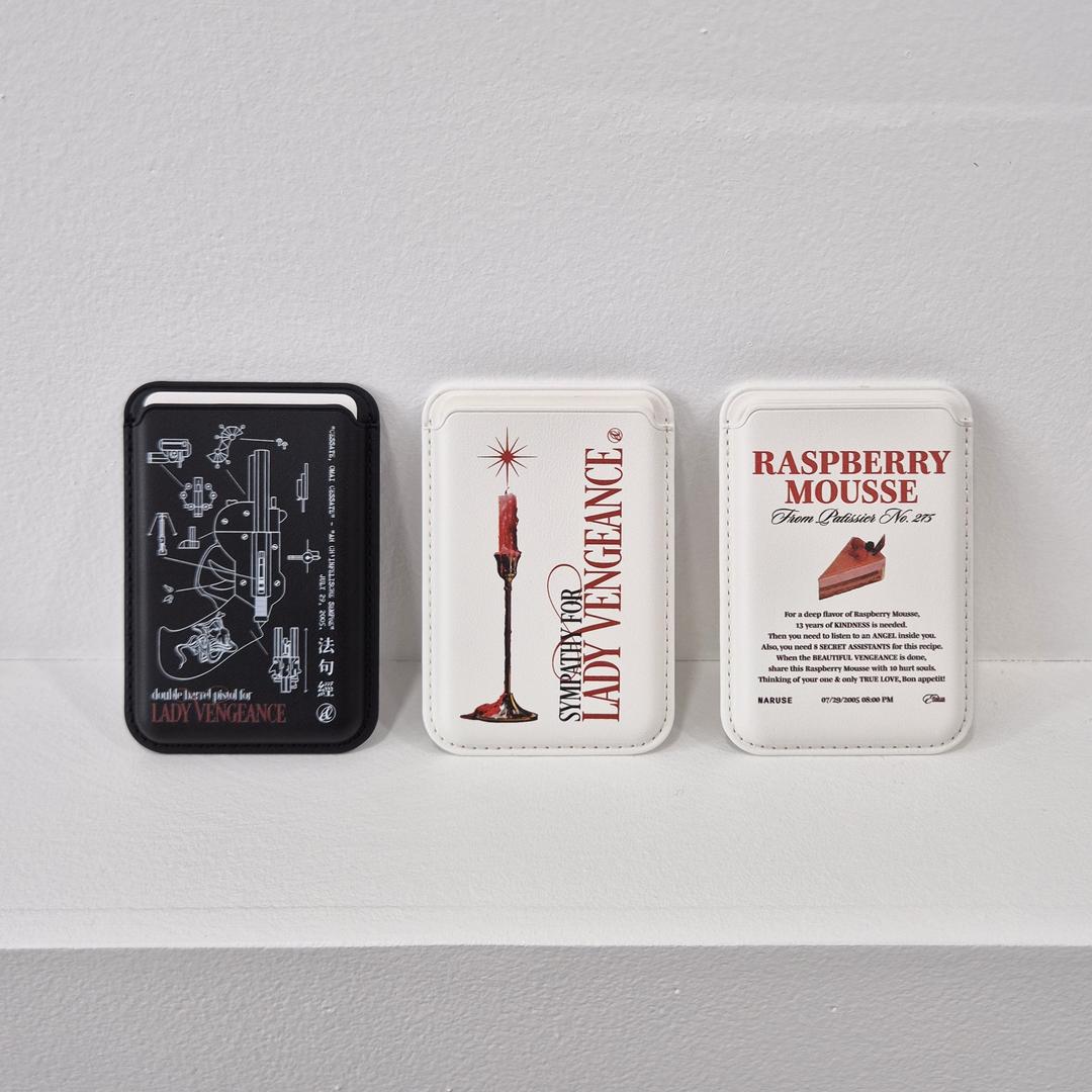 [친절한 금자씨] 산딸기/붉은양초/법구경 맥세이프 지갑👝