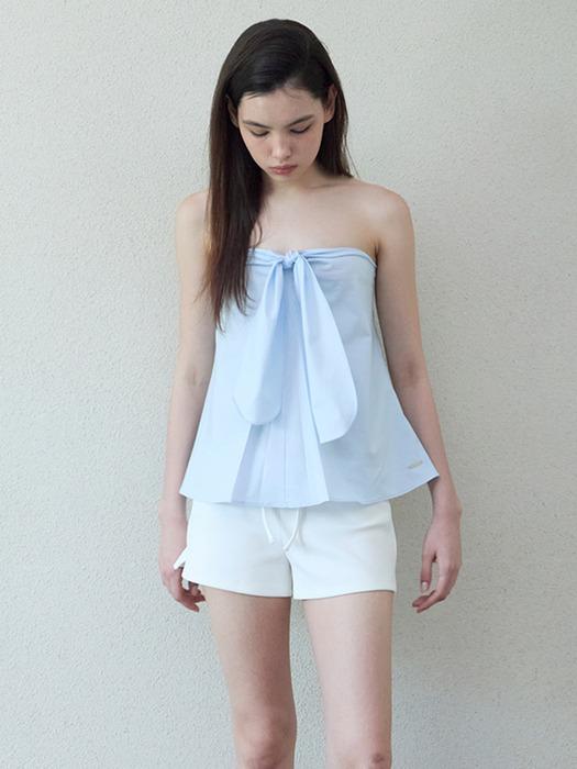 RIBBON BANDEAU TOP - SKY BLUE