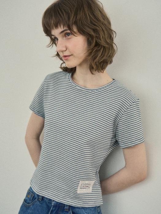 Vintage stripe t-shirt_Navy(O25-TP05)