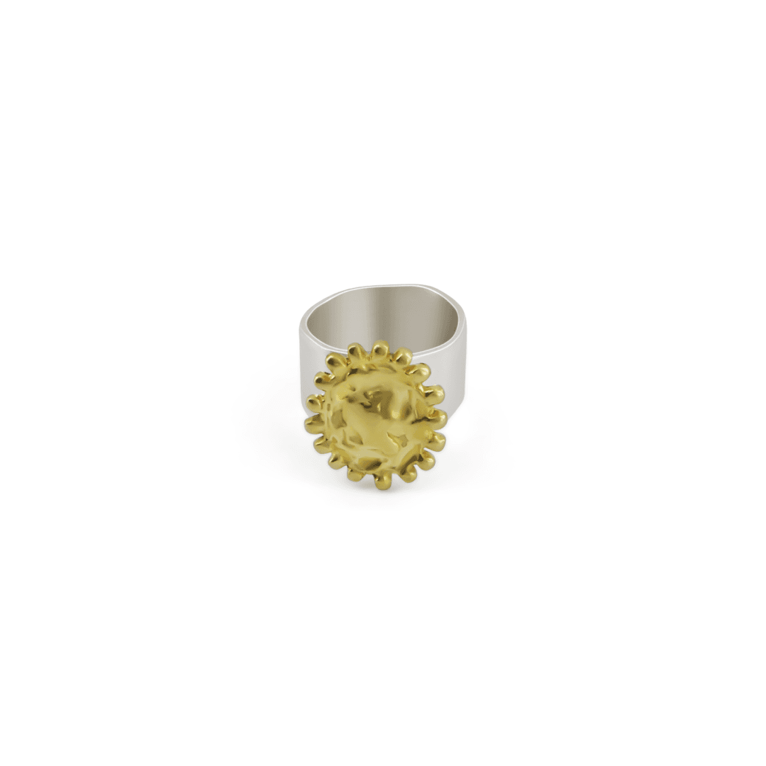 MELTING SUNFLOWER RING