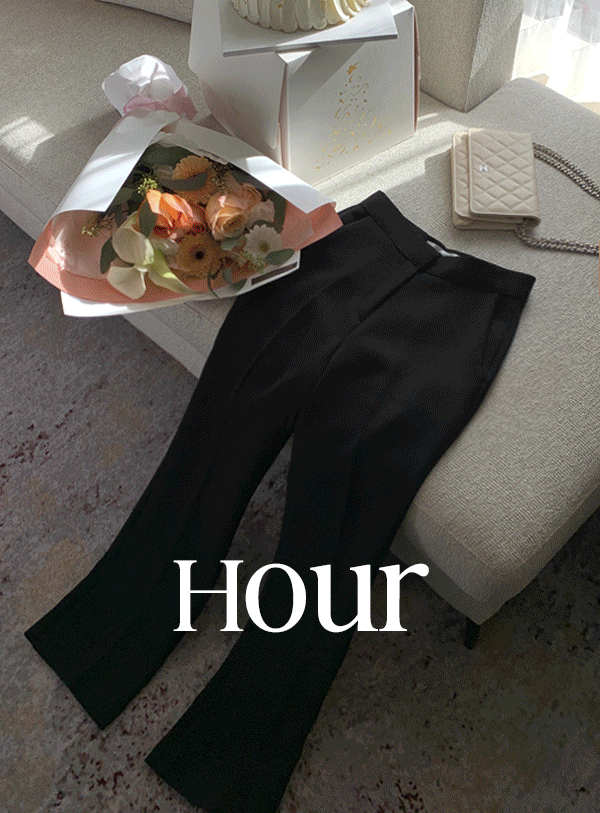 [겨울슬랙스/세미부츠/XXS사이즈]🧡[made by] 땡스핏 부츠컷 슬랙스 (*2color)