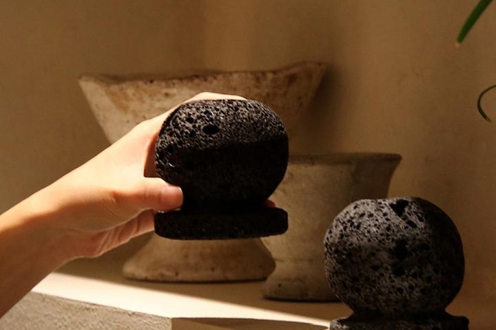 제주 화산송이석 선라이즈 스톤 디퓨저 리드