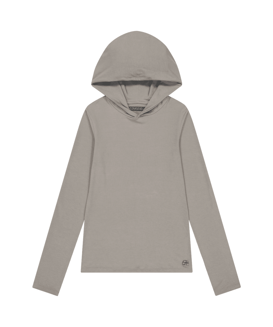 038 SLIM HOODIE LONG SLEEVES GREY
