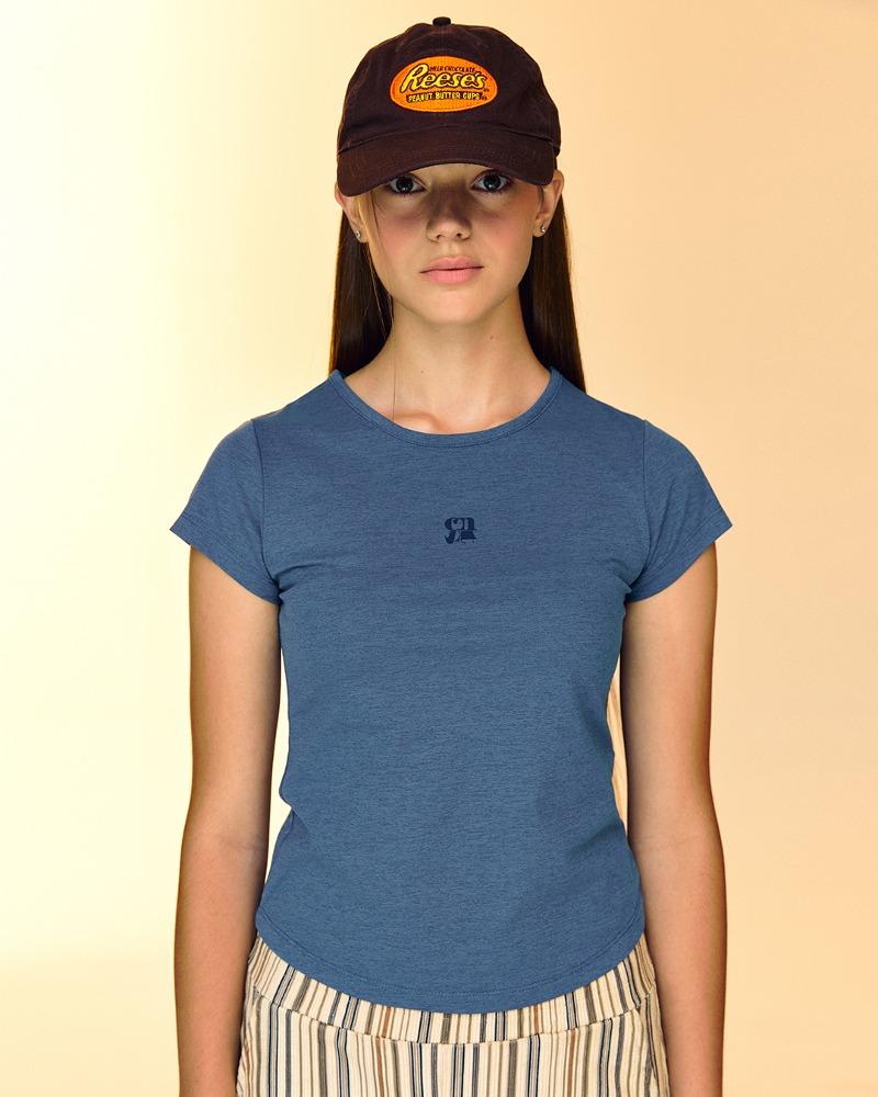 CT Slgnature Tee, Dark Blue