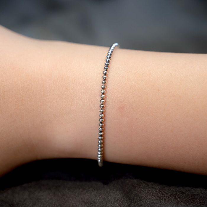 HR 114B_Silver Ball Chain Bracelet (Silver 925)