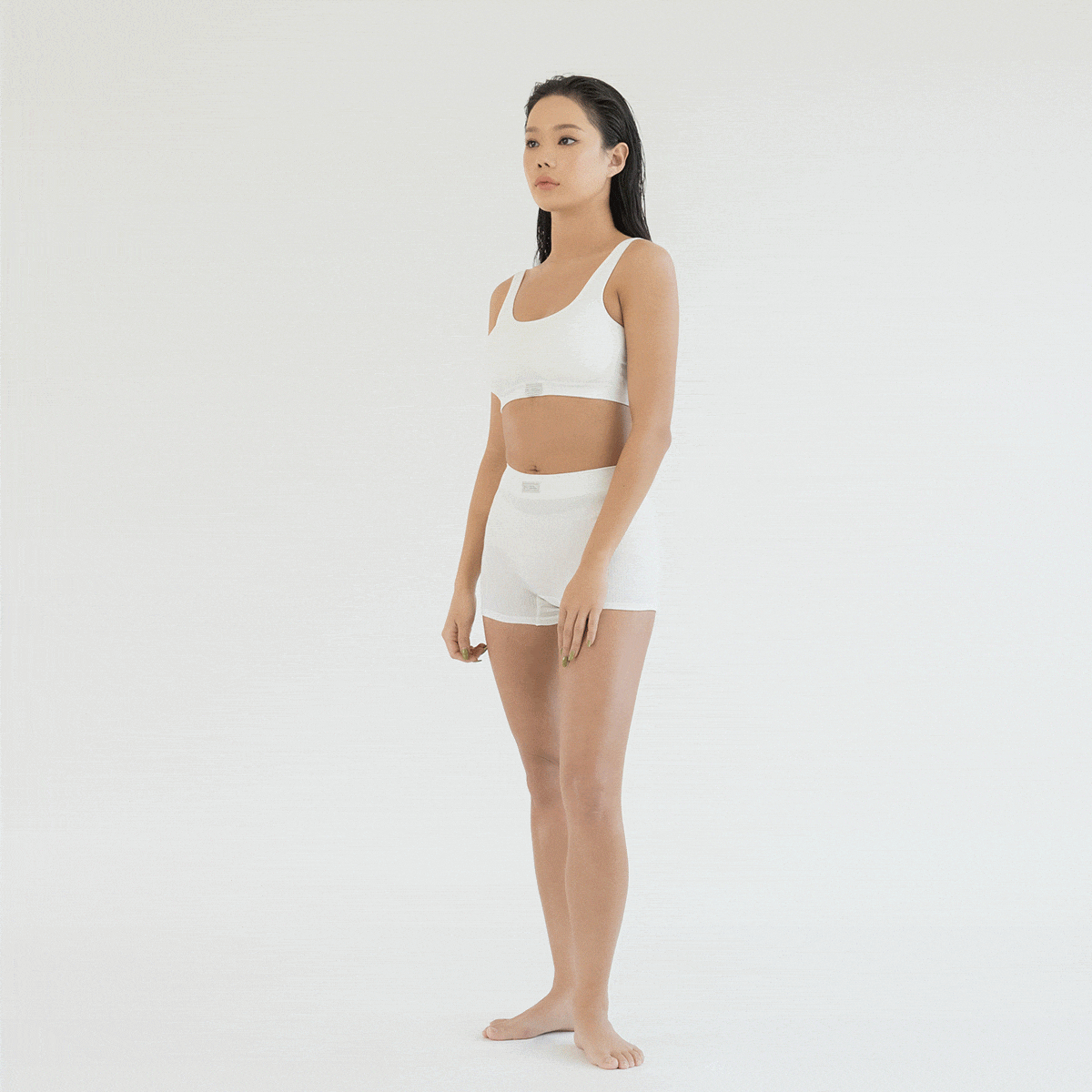 [노와이어] 홀가먼트 심리스 브라렛 세트