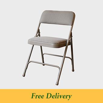 패브릭 폴딩체어_Beige