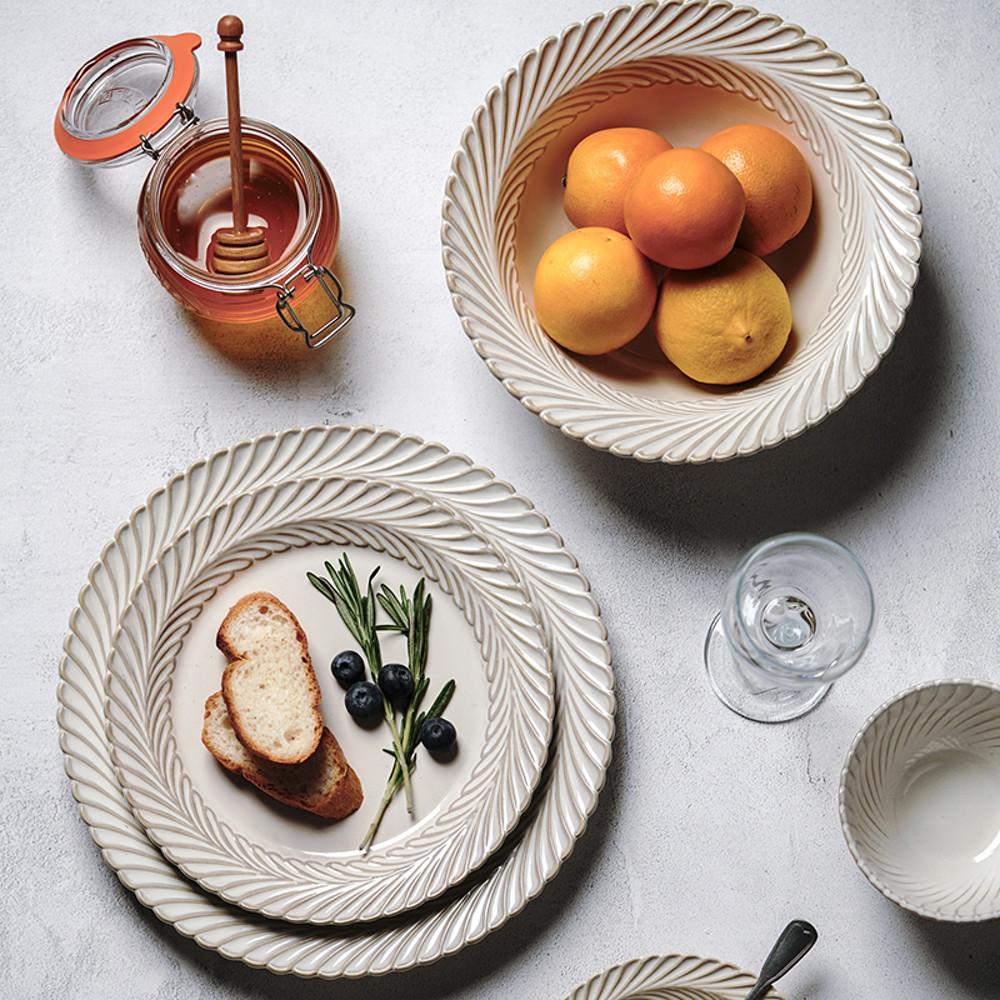 미모사 레트로접시 레스토랑 파스타 브런치 스테이크 타원형 빈티지접시 그릇