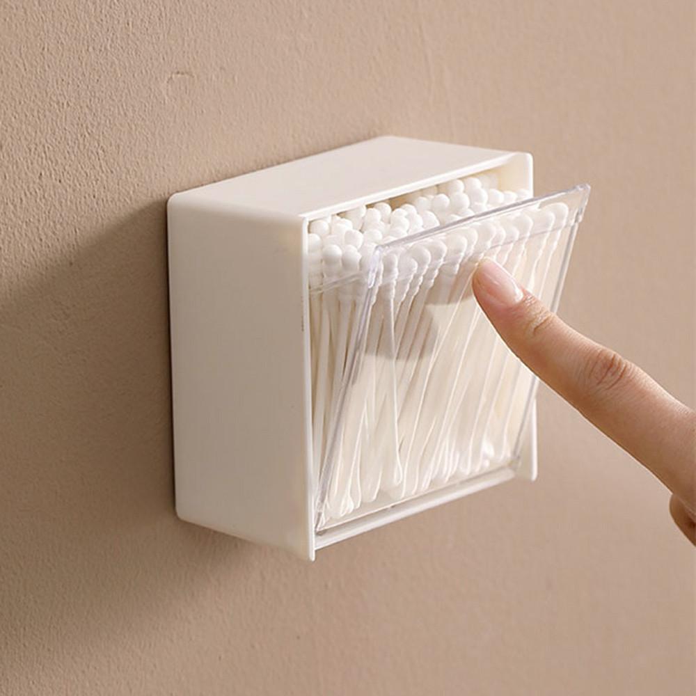 벽걸이 미니 정리함 약통 티백 면봉 보관함 부착식 수납 케이스