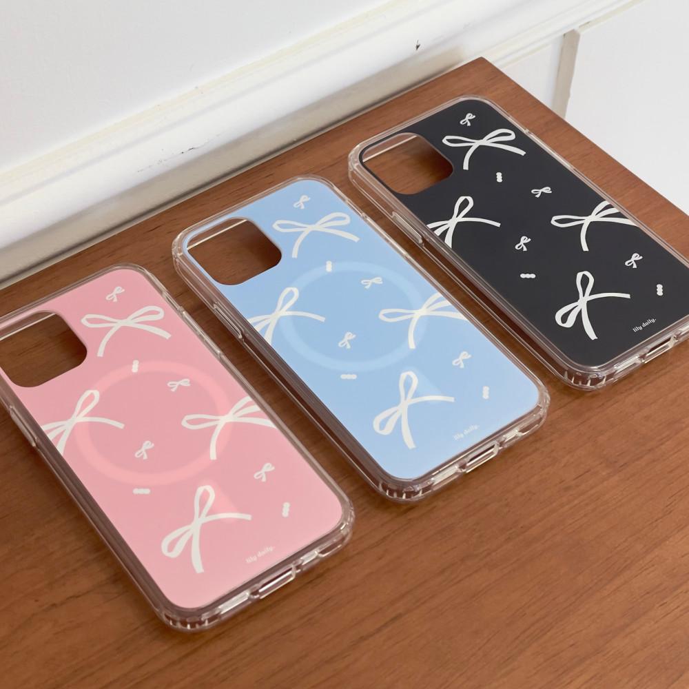 Vintage rabbit | 투명 폰케이스 - 컬러버전 (젤하드,맥세이프 젤하드)