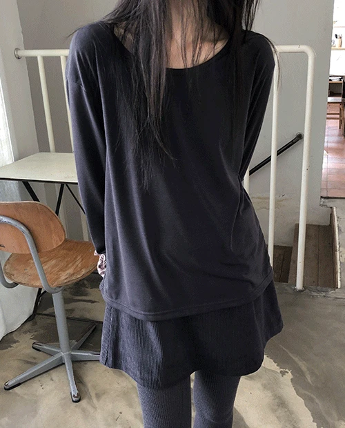 warm loose tee / 5color