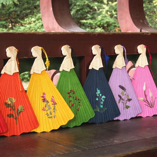 꽃소녀 부채🌷 (9종)