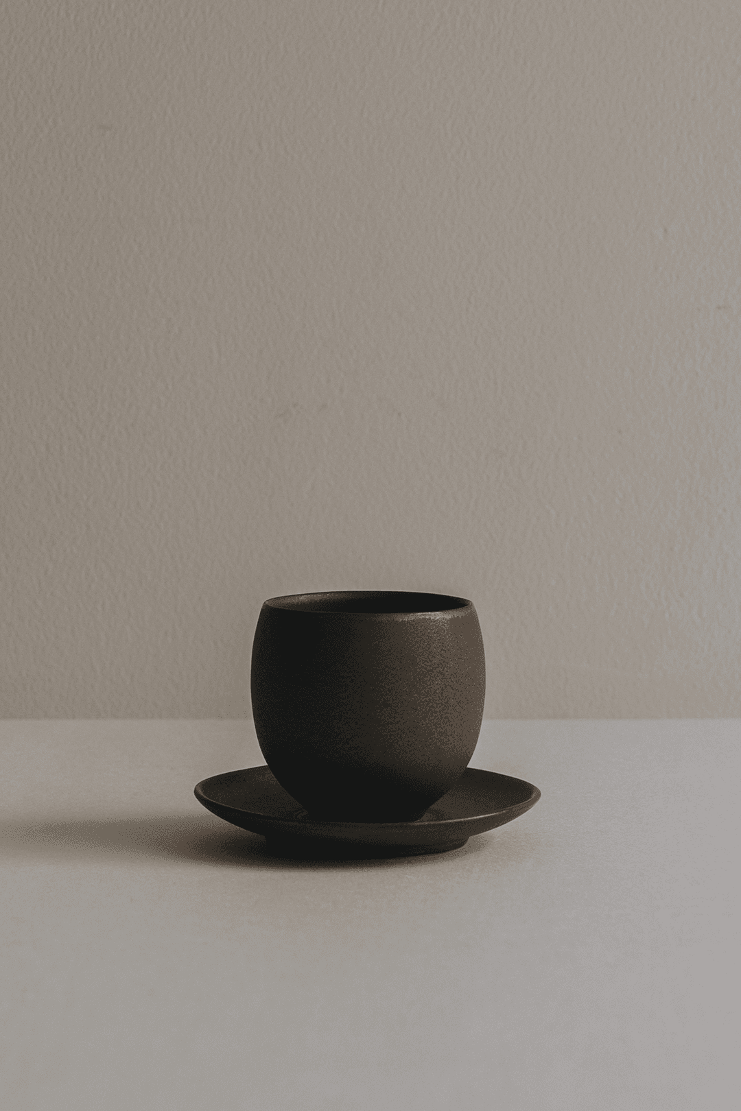 U Cup & Saucer (L)｜Copper Brown