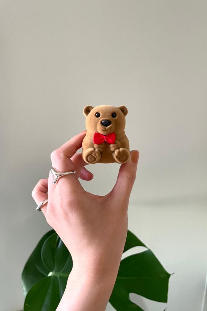 (당일배송)곰돌이 반지 악세사리 보관함 케이스