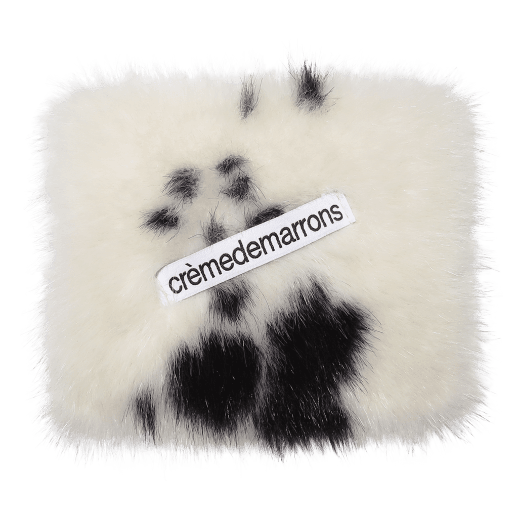 COW SKIN COASTER(BLACK)