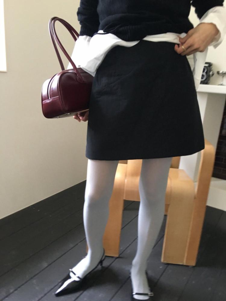 Meet Me 미트미 퀼팅 패딩 미니 스커트 2color