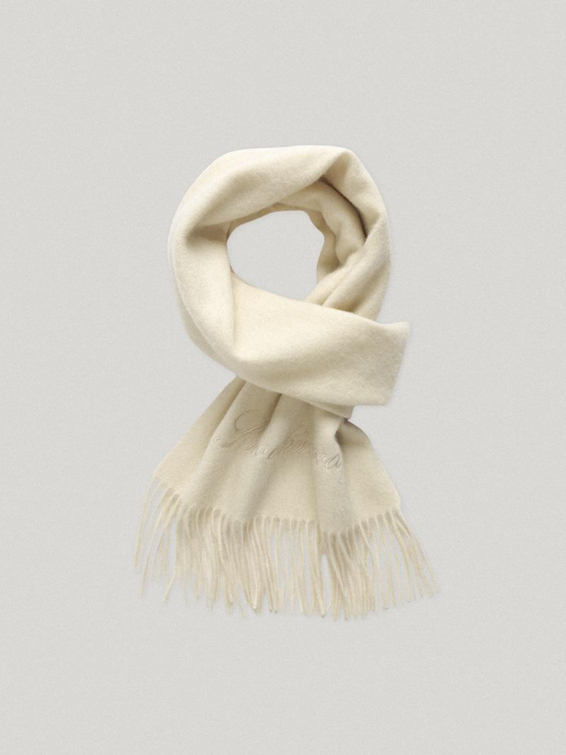 Cream Everett Wool Scarf (3rd)