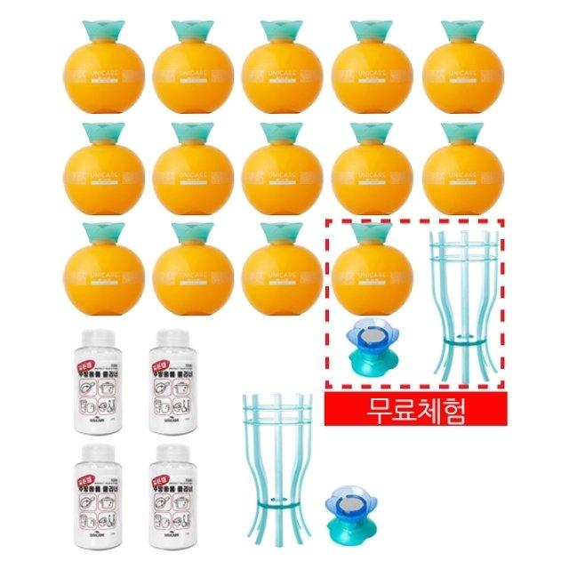 유니케어 변기세정볼 + 주방용클리너 더블세트