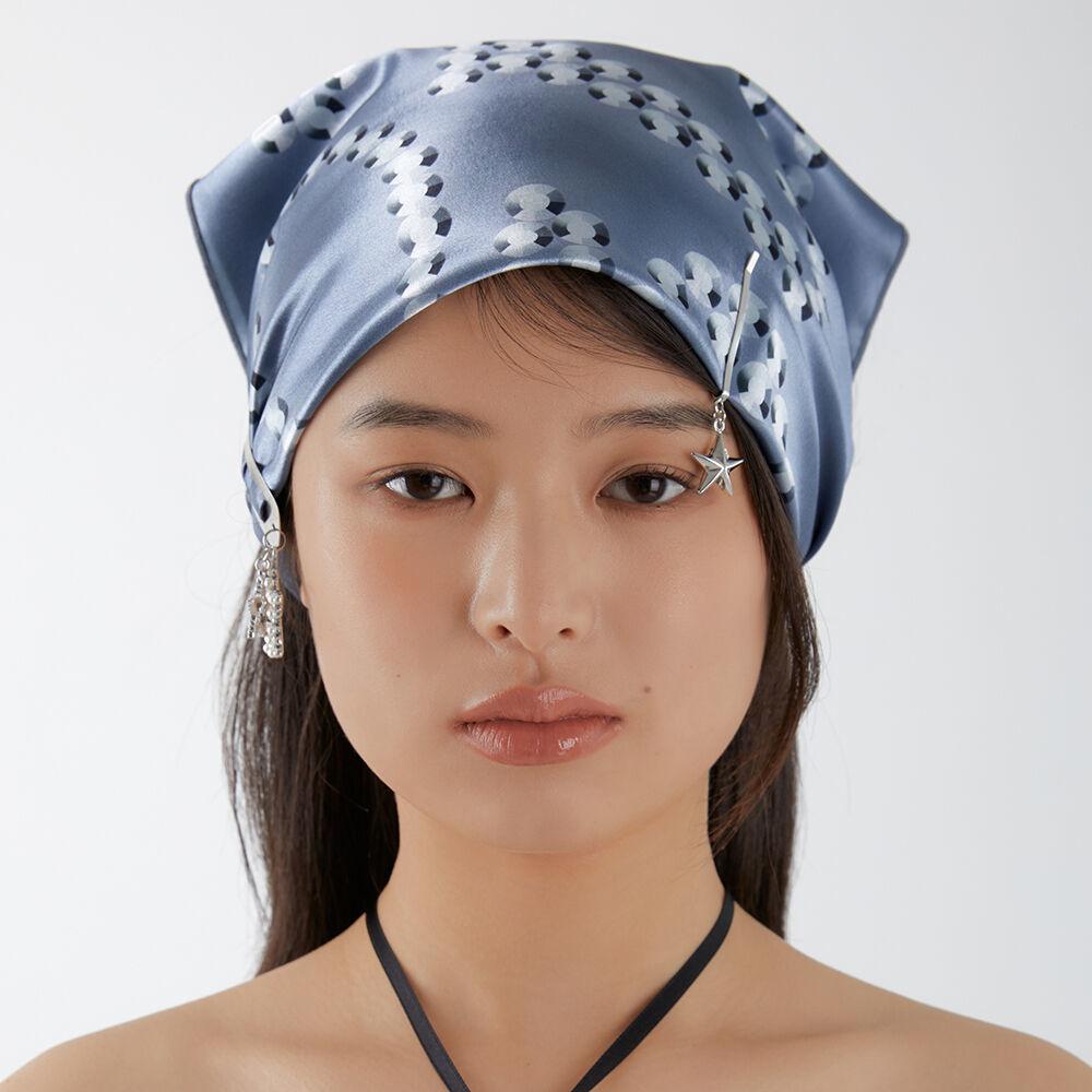GRAPHIC BANDANA_METAL GREY