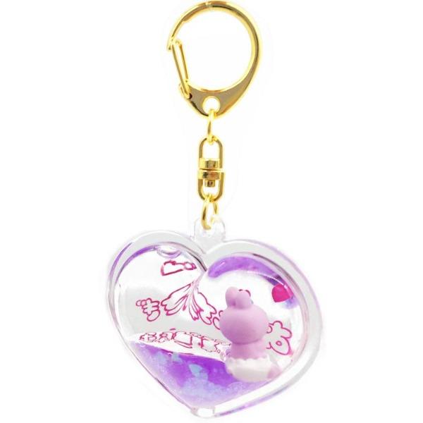 오빤츄 우사기 음뽀챠무 하트 돔 키링 / 오판츄 키홀더 : 퍼플