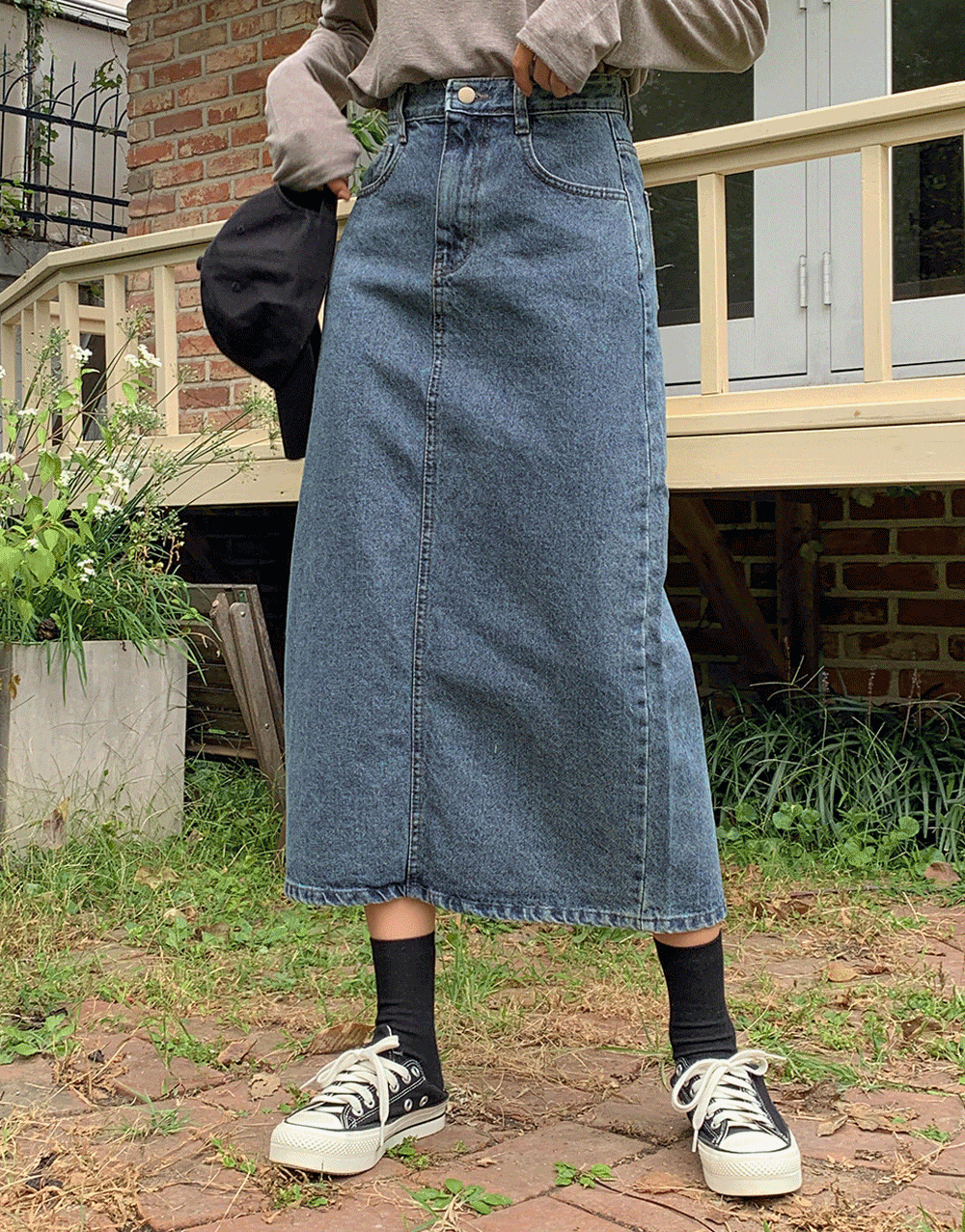 [BEST스커트✨롱버전추가/리뷰 3,000개] 아비브롱데님스커트