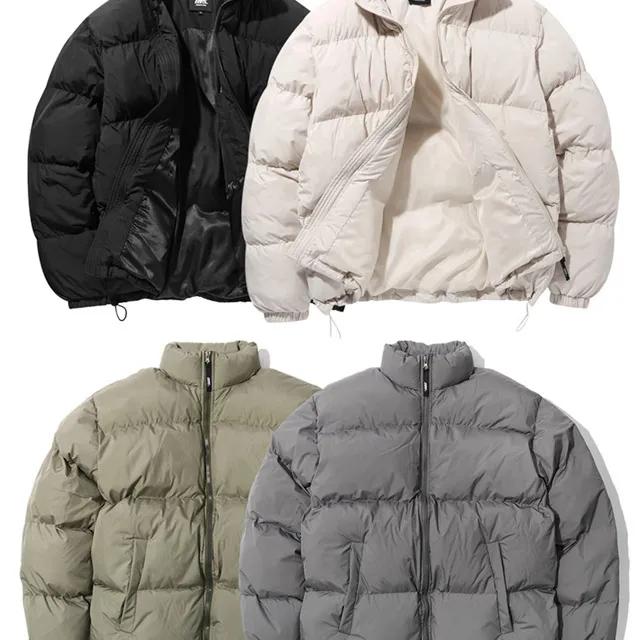 [당일출고]남녀공용 겨울 보온 엠피 웰론 푸퍼 스트링 하이넥 숏패딩(4color)