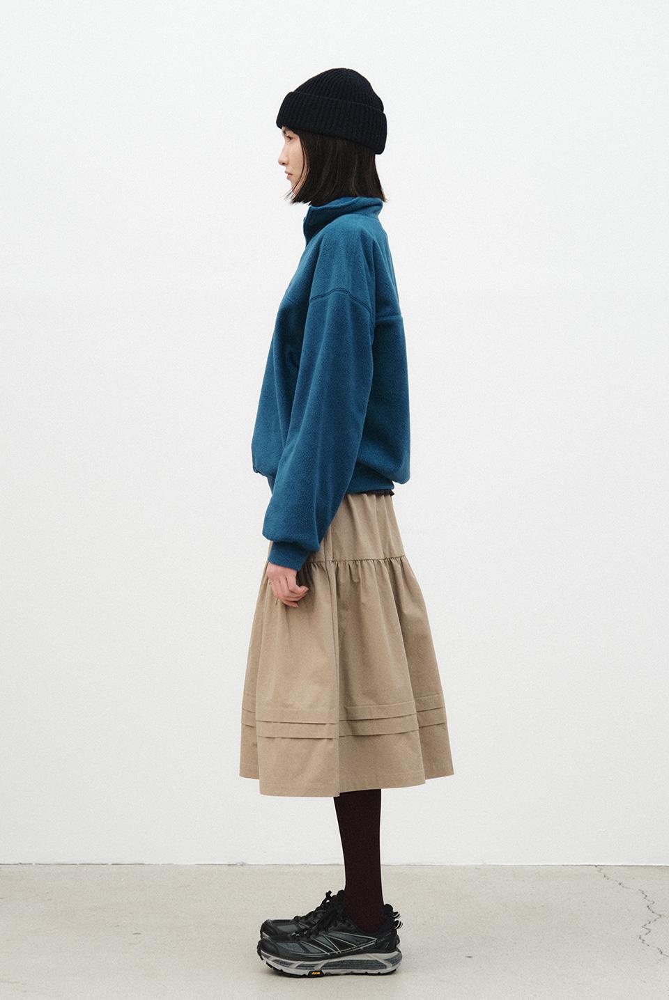 carrie cotton skirt - beige