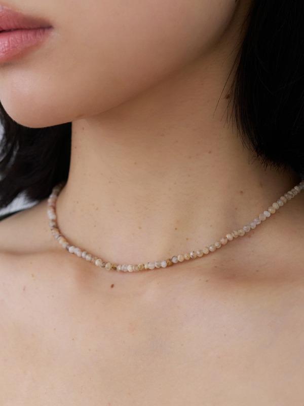 natural stone necklace (2size)