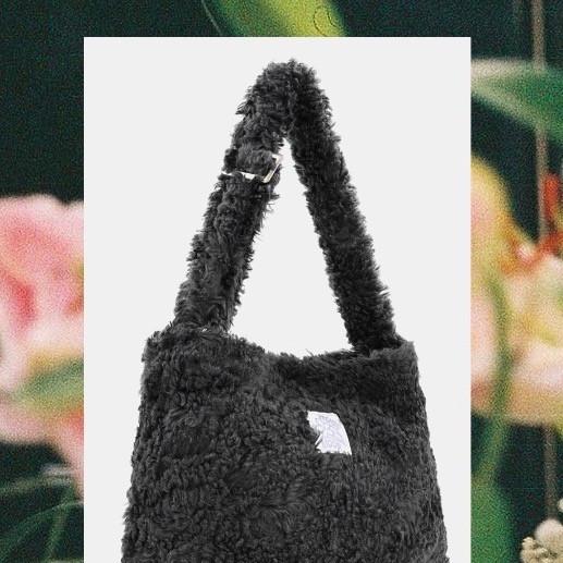 [3차 리오더]Fluffy big bag _ charcoal