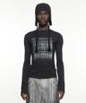 SEAL PRINTED LONG SLEEVE BLACK